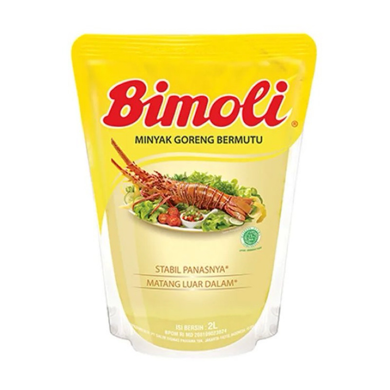 

minyak goreng bimoli 2liter, pouch 2liter