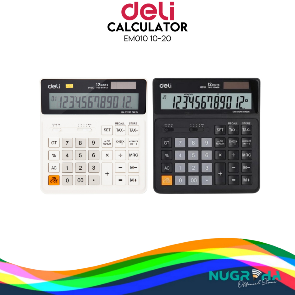 

Deli Kalkulator / Calculator EM01010 12 Digit