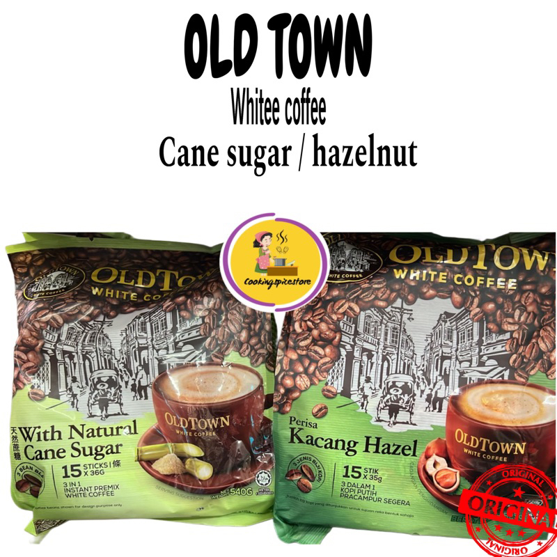 

OLDTOWN White Coffee 3-in-1 Hazelnut / Cane Sugar