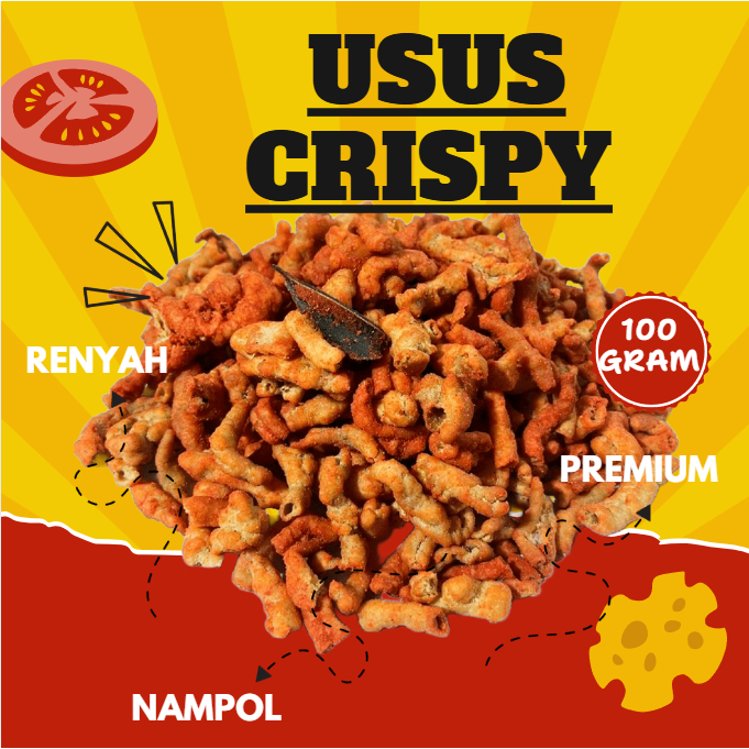 

FREE ONGKIR KERIPIK USUS AYAM DAUN JERUK KEMASAN 100 GR BISA COD