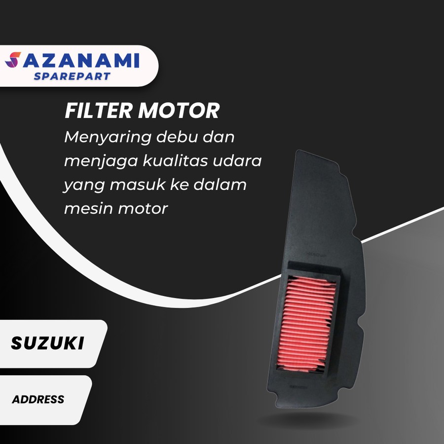 FILTER UDARA MOTOR SUZUKI ADDRESS AIR FILTER