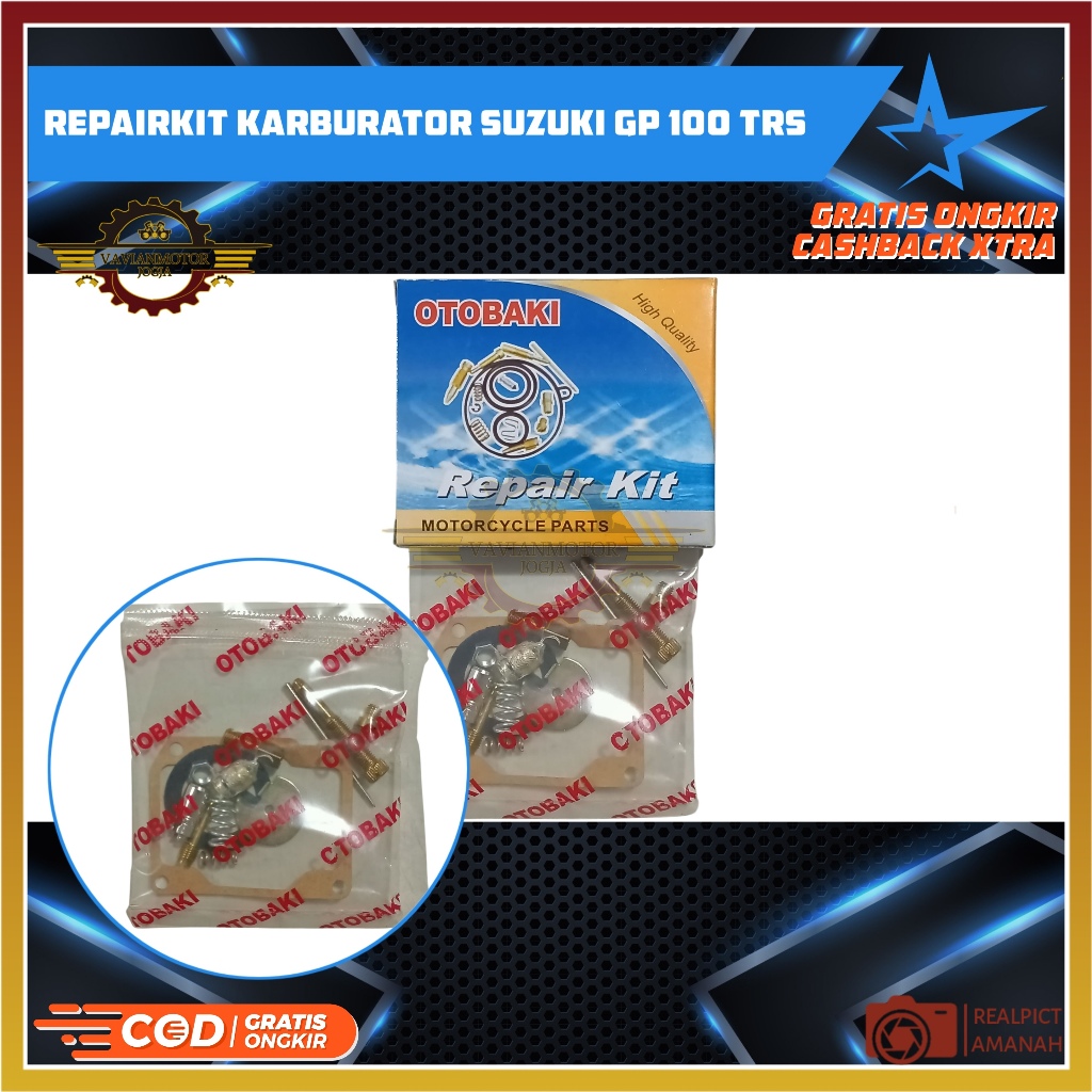 REPAIRKIT KARBURATOR GP100 TRS ISIAN KARBU KARBURATOR REPAIRKIT REPARKIT KARBU SUZUKI GP 100 TRS