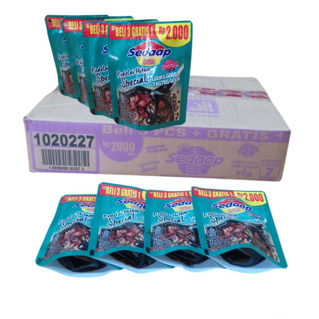 

KTr190 Kecap Sedap Hijau 2000 an Kecap Manis 77g - 24 Pcs (Saus) - Saos Pedas - Sauce
