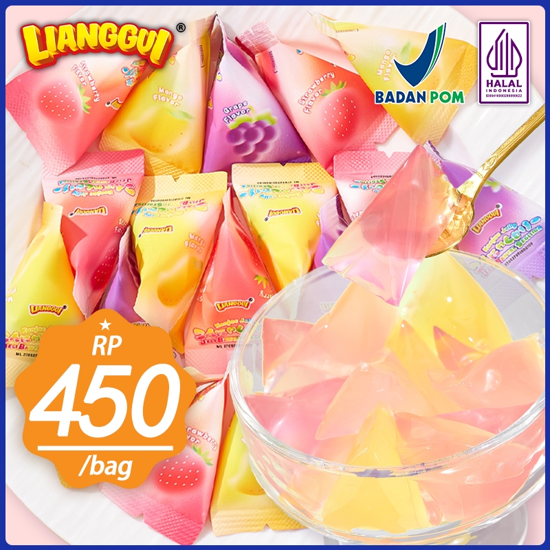 

[ LUVMI ] JELLY SEGITIGA ANEKA RASA | JELI AGAR ANEKA RASA | MANGGA | JERUK | NANAS | ANGGUR | BLUBERI | STROBERI | LECI | VIRAL | JELI 200G