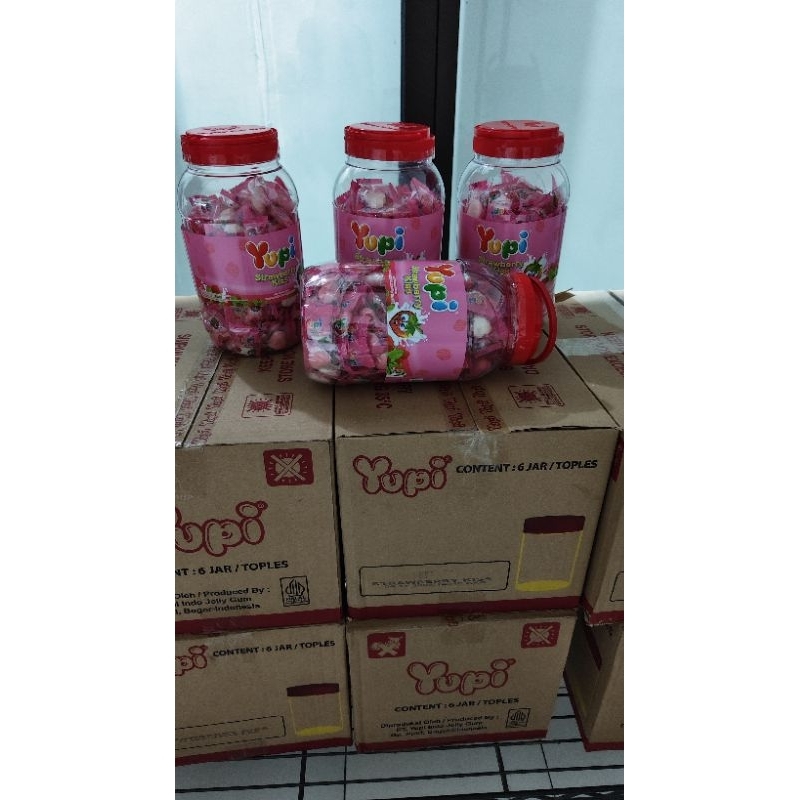 

permen yupi toples jar 300gr