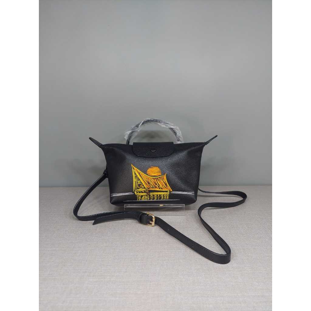 Tas Selempang Wanita Lucu | Tas Lngchmp Motif Rumah Medan