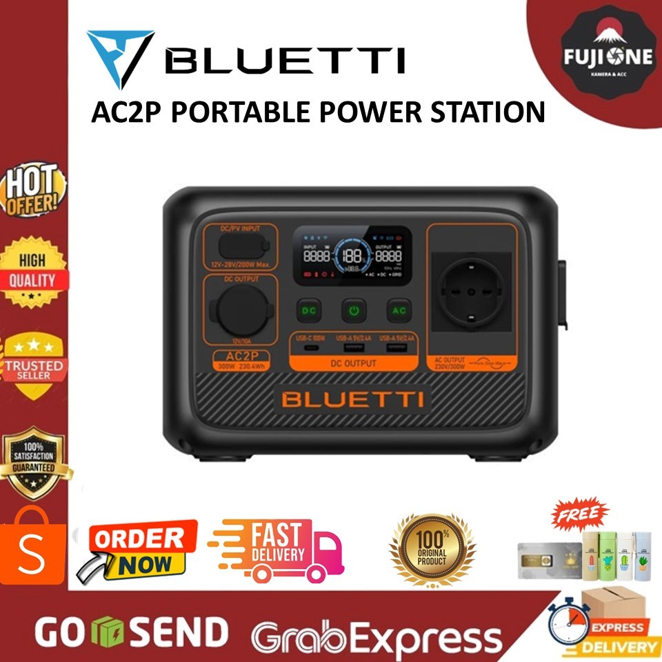 BLUETTI AC2P / Portable Power Station BLUETTI AC2P | 300W 230.4Wh