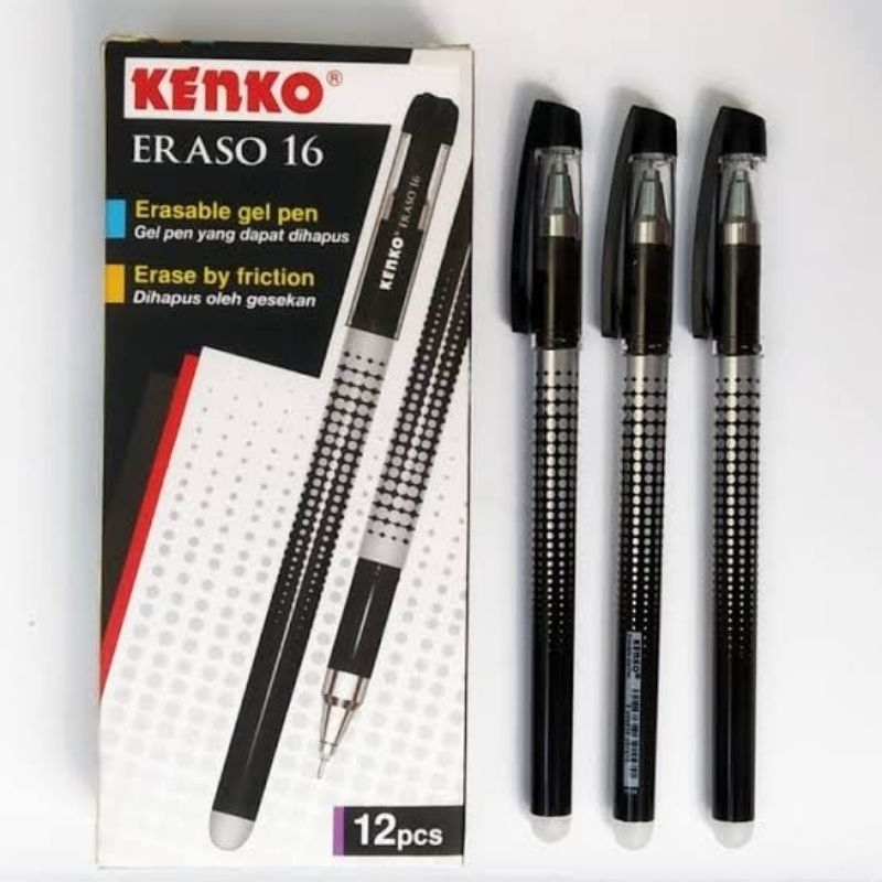 

1 PACK PULPEN KENKO ERASO 16 PENA / PULPEN TULIS