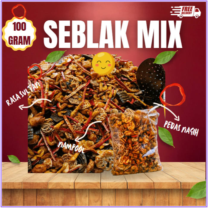 

100GR KERUPUK SEBLAK CAMPUR/ MIX DAUN JERUK VIRALL