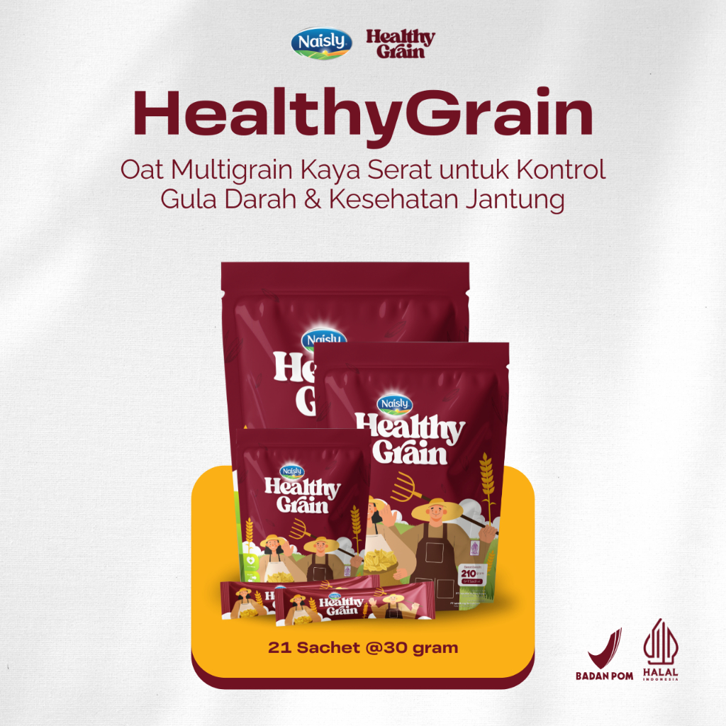 

HealthyGrain Minuman Multigrain Solusi Sehat Kontrol Tekanan Darah & Menurunkan Hipertensi 3 Pouch