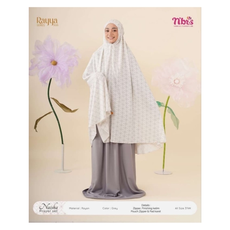 NIBRAS MUKENA NAISHA PRAYER SET MUKENA NIBRAS/MUKENA TERBARU NIBRAS