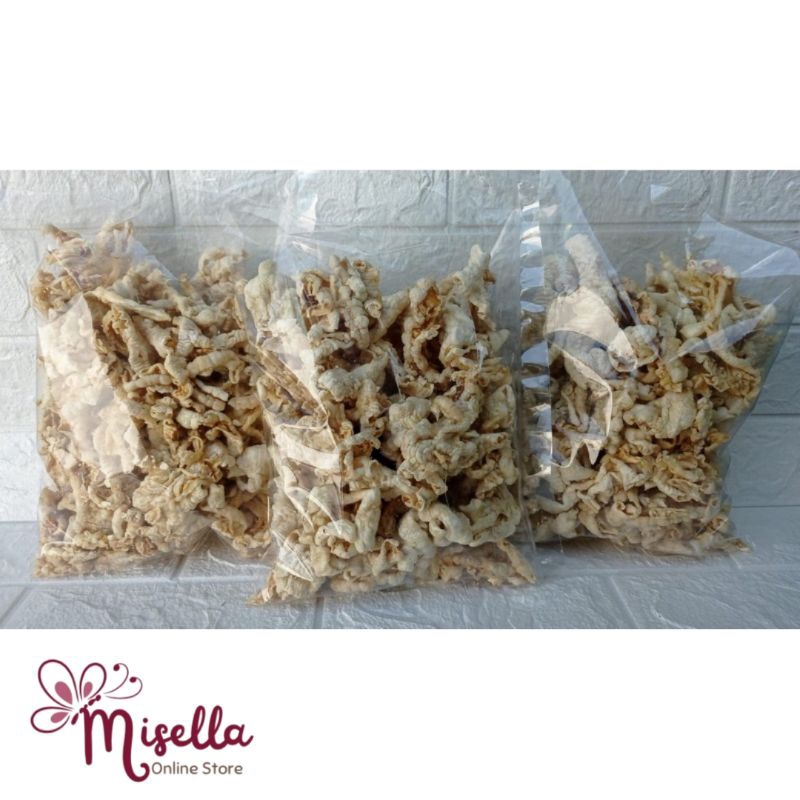 

Keripik Ceker Tanpa Tulang Berat 200 Gram