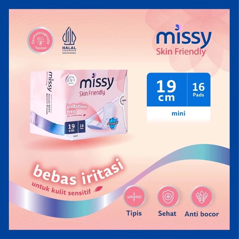 [PACK] Missy Skin Friendly Mini 16 pads
