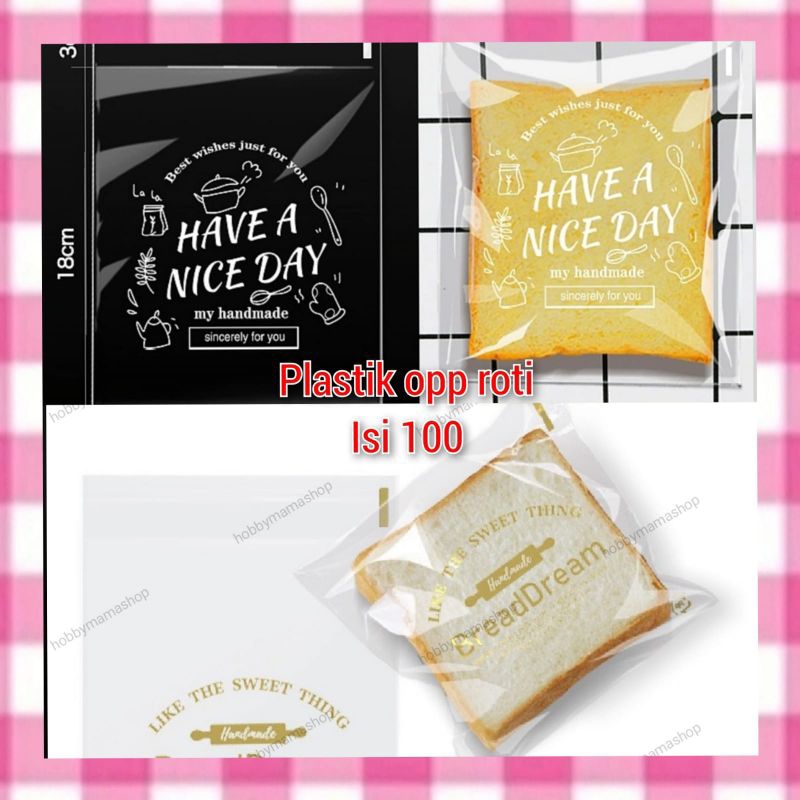 

Plastik opp roti bakery home made isi 100