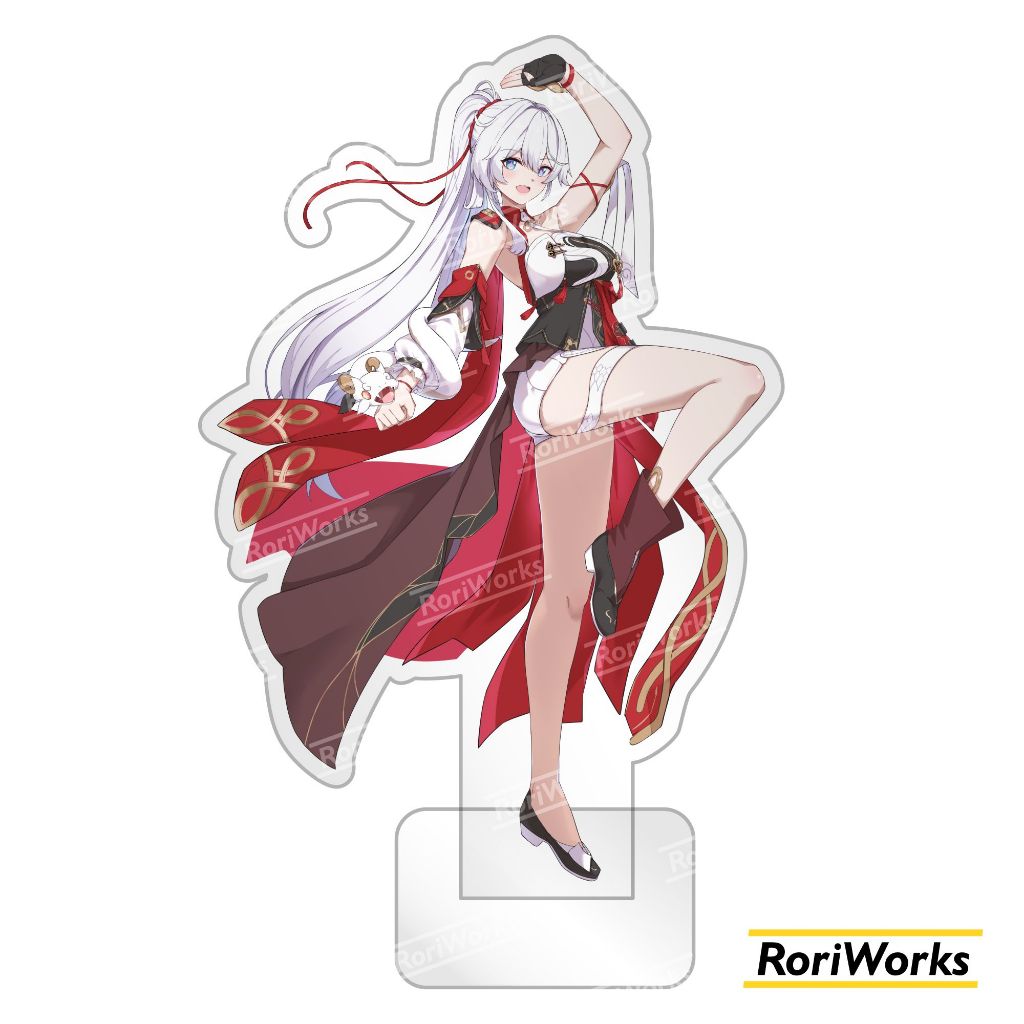 Acrylic Standee Figure Anime - Kiana Kaslana (Ba Dum Fiery Wishing Star) | Honkai Impact 3