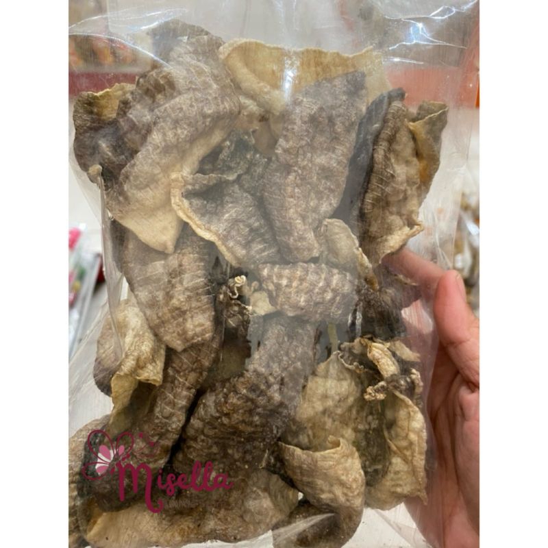 

Kerupuk Kulit Ikan Patin Berat 70 Gram