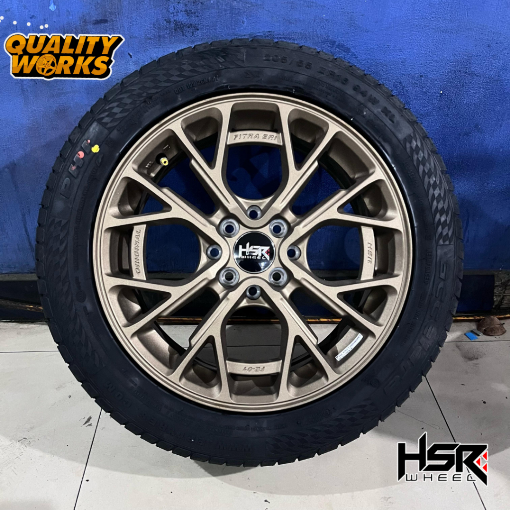 Pelek Racing Plus Ban Buat Avanza, Xenia R16 Hsr Wheel Fe01 - Hsr Surabaya