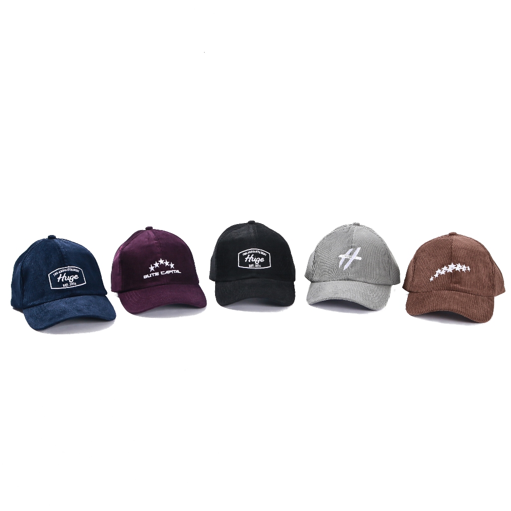 HUGE Topi Corduroy Polocaps topi polo topi cream topi walnut