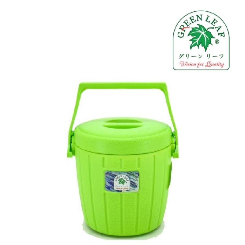 green leaf rantang tunggal thermos super 1,3liter (1220)