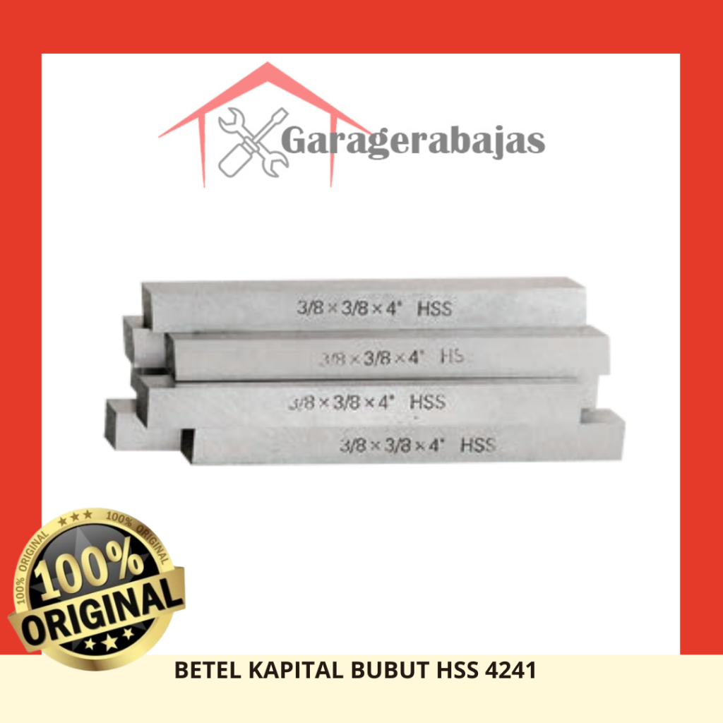 HSS 4241 Betel Kapital Pahat Bubut Square Tool Bits #2