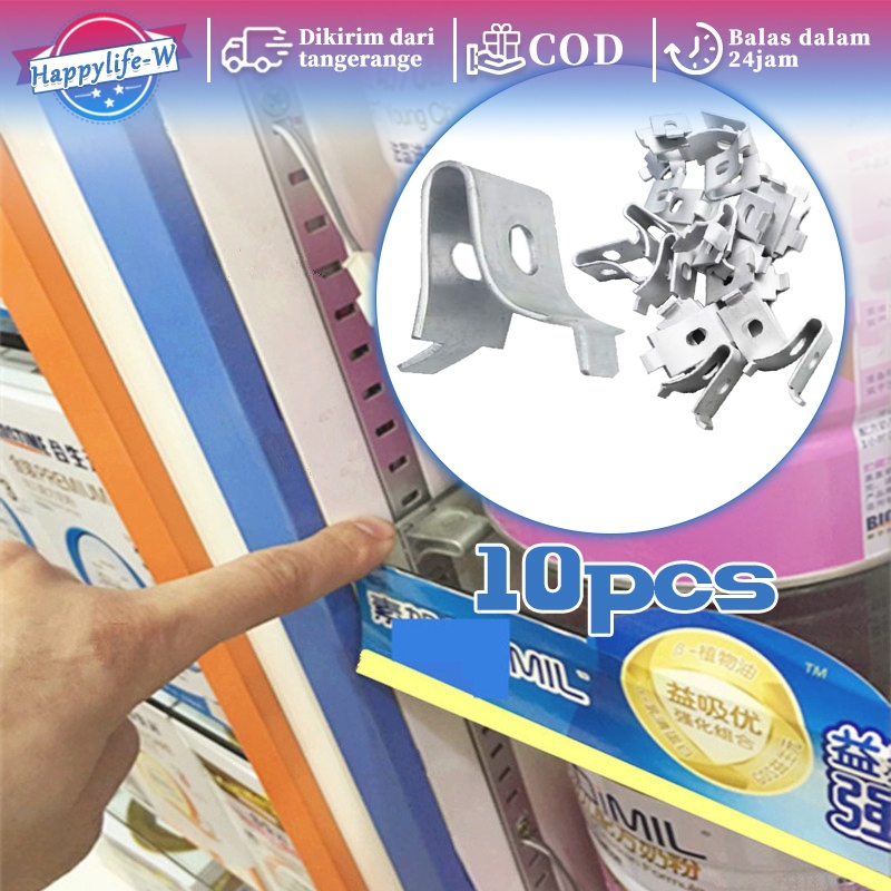 10pcs/Set Ambalan Tiang Braket Ambalan 91 Kayu Tiang Aluminium Braket Penyangga Braket Daun Penyangg