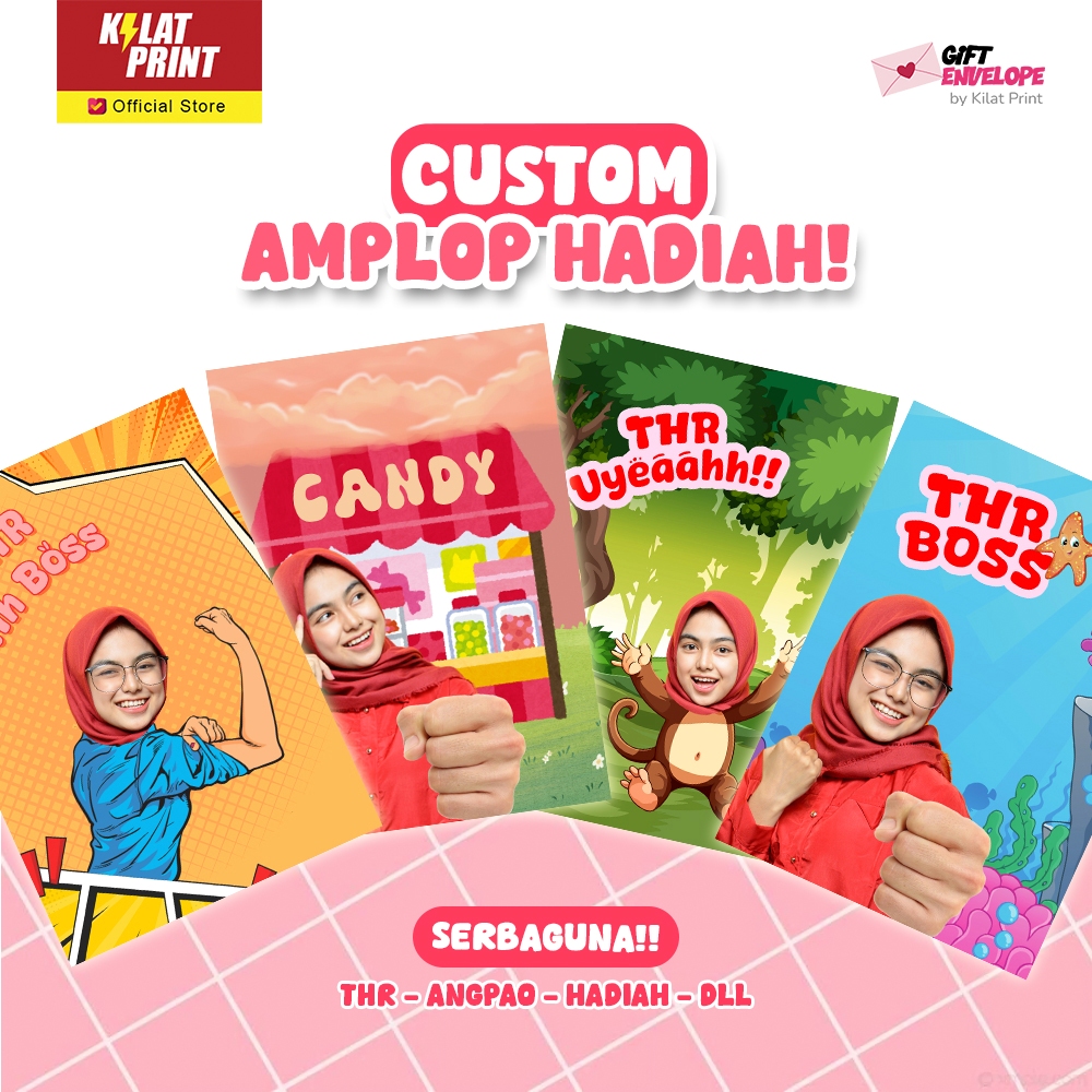 

Custom Snack Card Holder Kado Unik