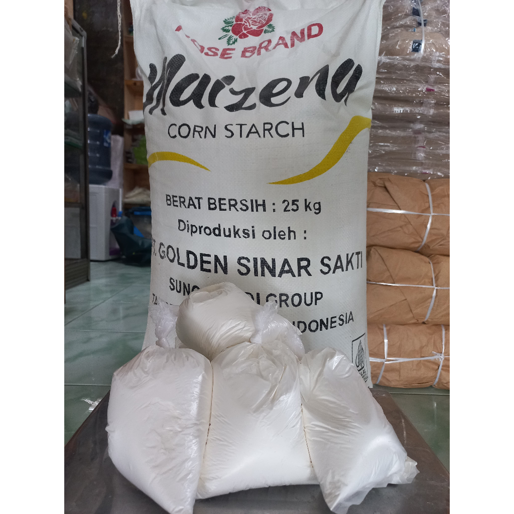 

RoseBrand Tepung Maizena Corn Strach 1/4 kg Repack Pati Jagung Halal