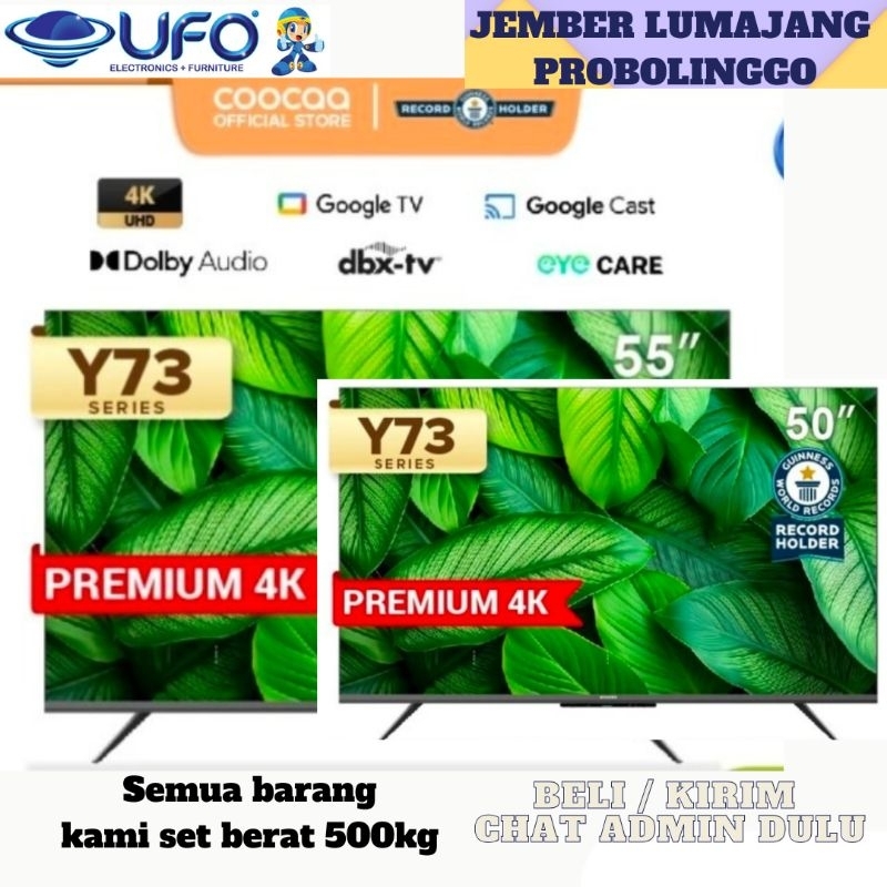 TV COOCAA 55Y73 50Y73 LED TV GOOGLE TV 55" & 50"