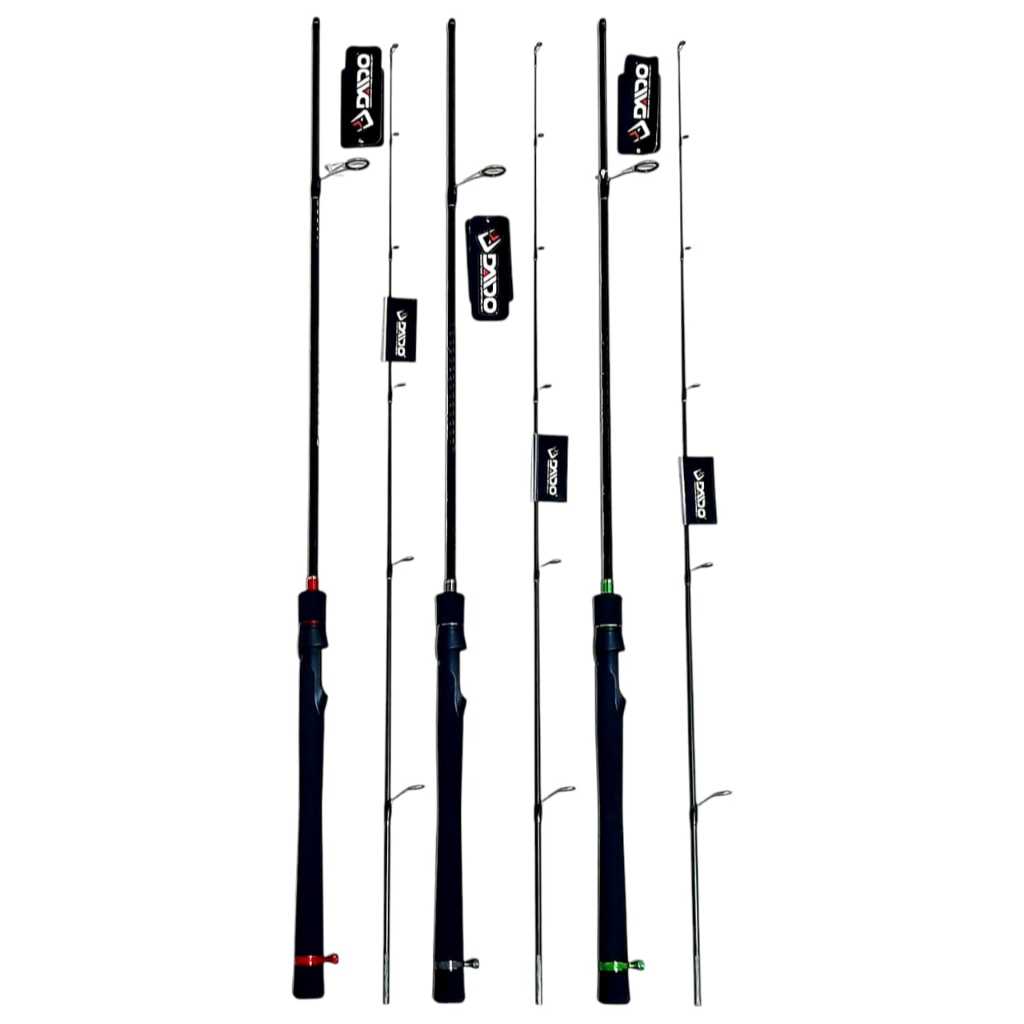 Joran Pancing Carbon Daido Levius Marit Full Fuji Bahan Carbon Solid 180Cm Free Stoper Jalu