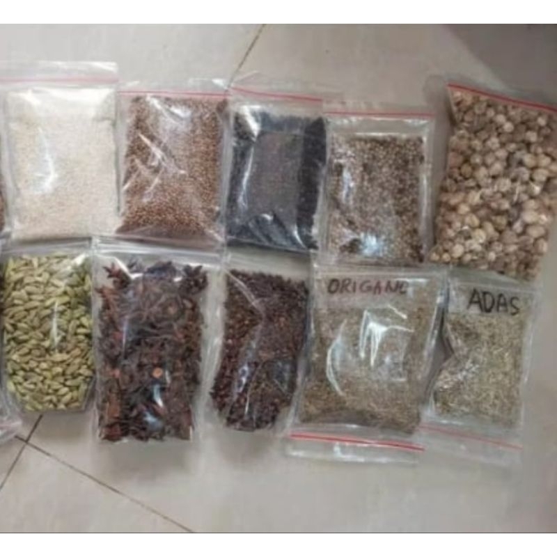 

Bumbu Dapur Utuh / Rempah Rempah Kemasan Ekonomis