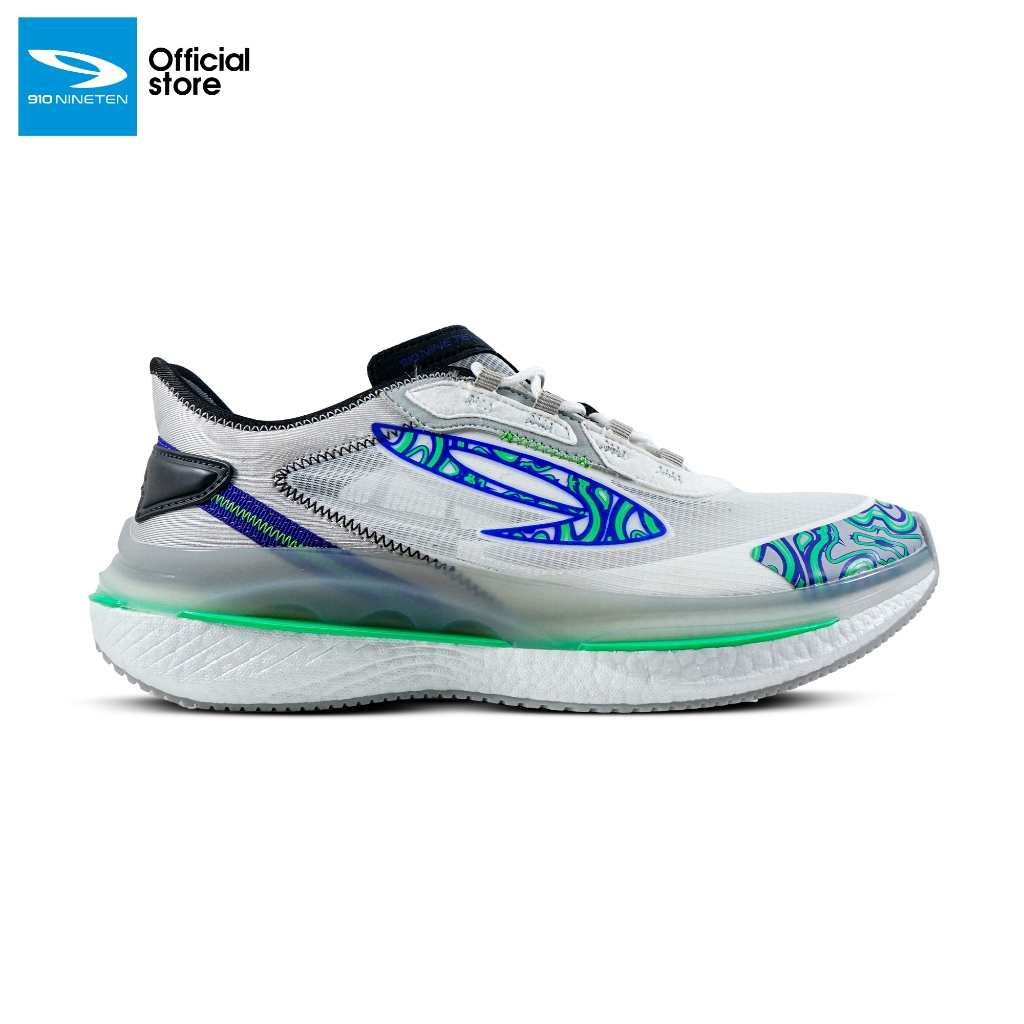 910 Nineten Sera 2.0 Sepatu Sportstyle - PUTIH/ABU/BIRU-TUA