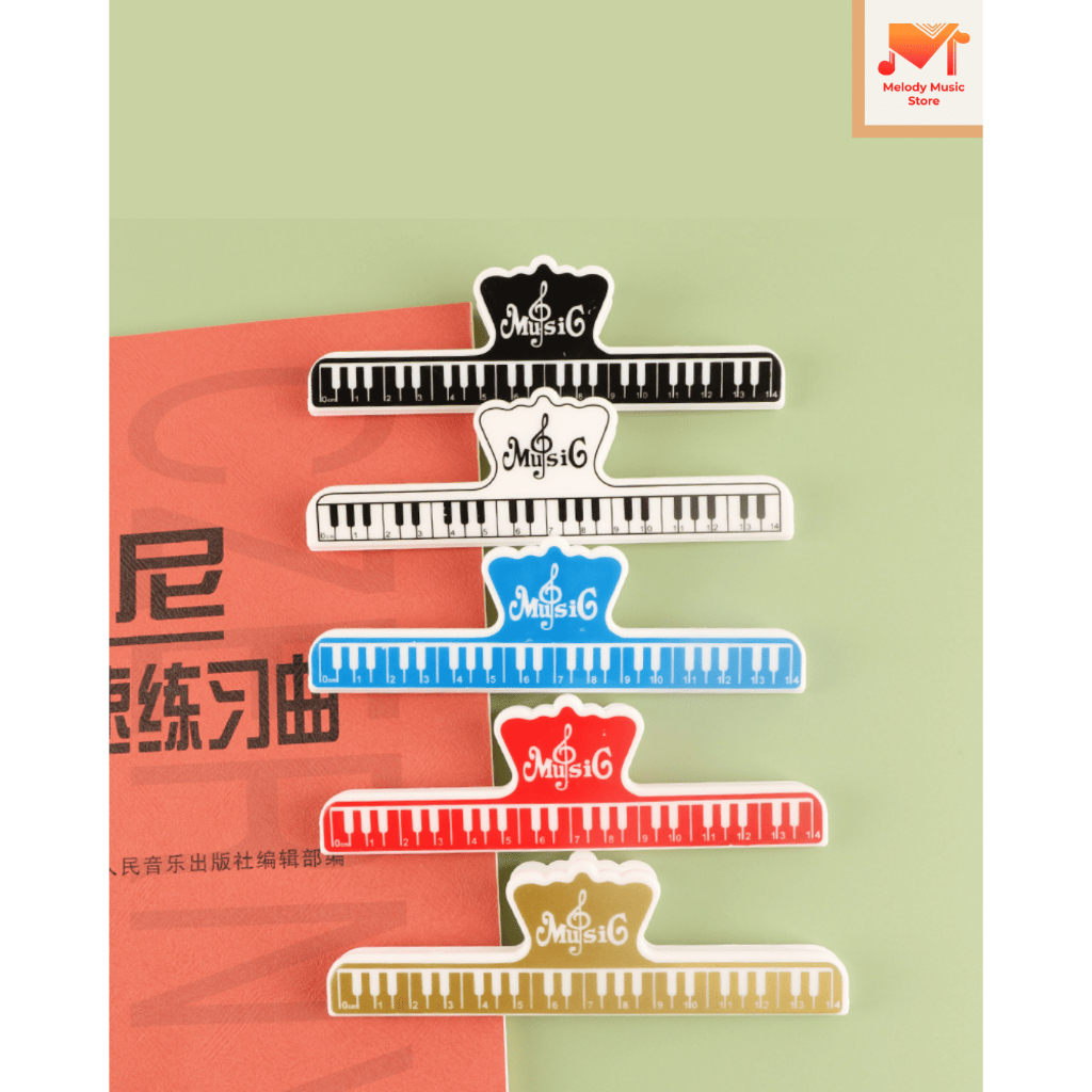 

Klip Penahan Buku Musik Gambar Piano
