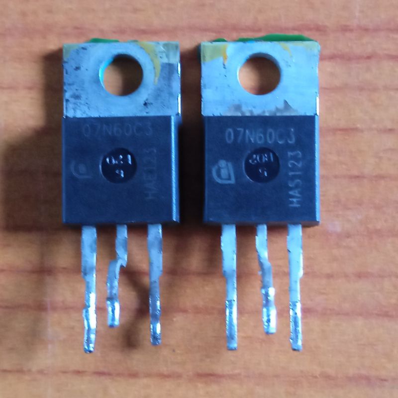 07N60C3 ( 7.3A 650V ) Cabutan Original Sudah Lulus Tes Normal Harga 1 Pcs