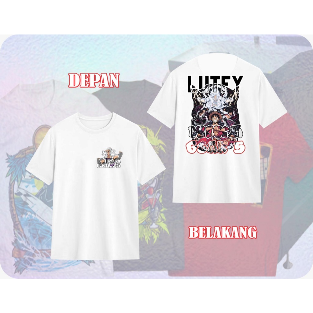 Kaos costum dewasa katun combed 30's