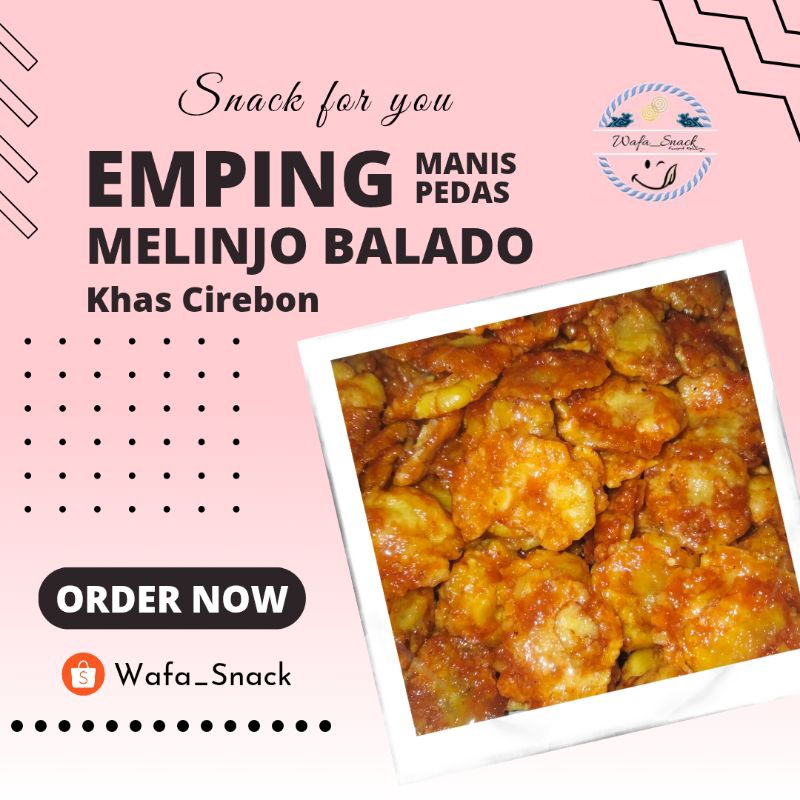 

1kg EMPING MELINJO RASA BALADO PEDAS MANIS