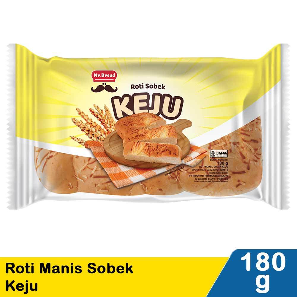 

Mr. Bread Roti Manis Sobek Keju – Lembut, Gurih, & Keju Melimpah!