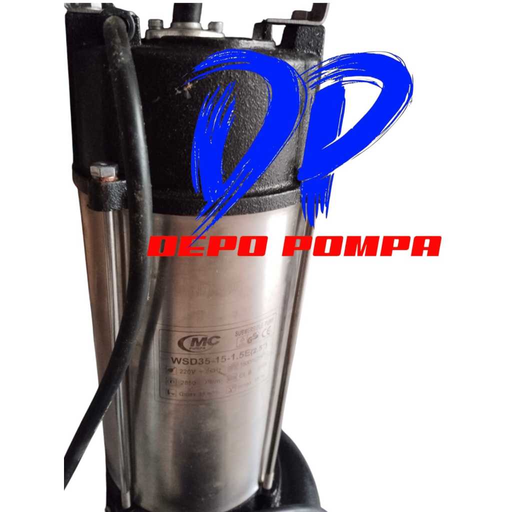 MC PUMP WSD 35-15-1,5E/POMPA CELUP/Pompa Air Kotor WSD 35-15-1,5E