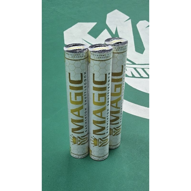 MAGIC PUTIH SHUTTLECOCK BULU AYAM PAPAK