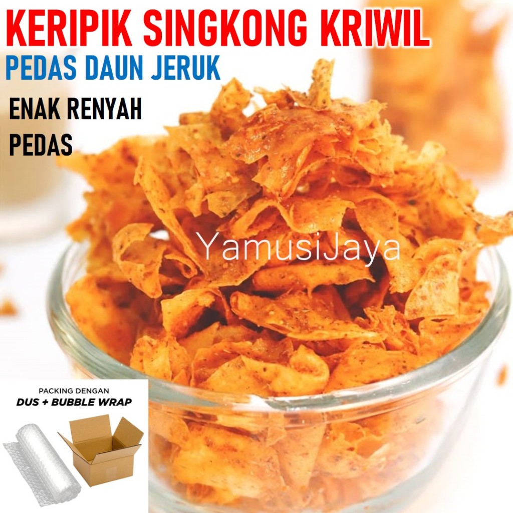 

Keripik Singkong Brekele l Kripik Setan Viral l Kripik Kriwil Pedas Daun Jeruk