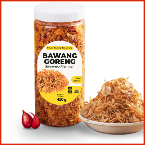 

Bawang Merah Goreng Sumenep Premium Fried Shallots 450 Gram