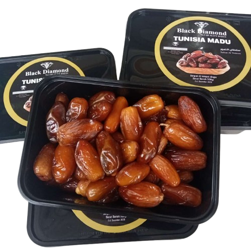 

Kurma Tunisia Madu Black Diamond 500 gr