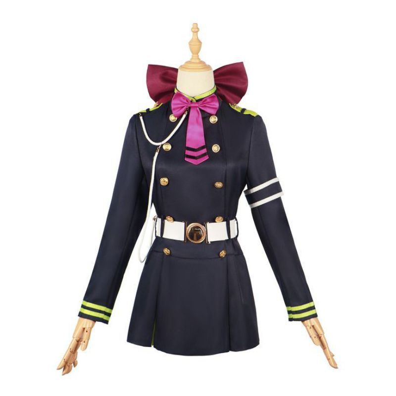jual costume cosplay fullset shinoa hiiragi