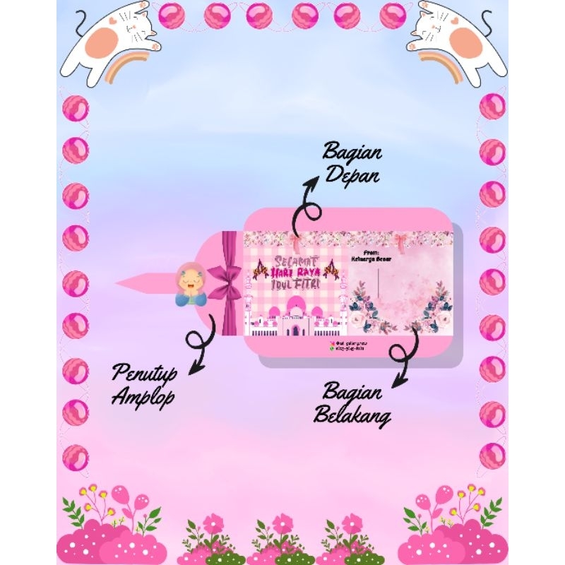 

Amplop Lebaran Lipat Manual 15 pcs Free Custom Nama
