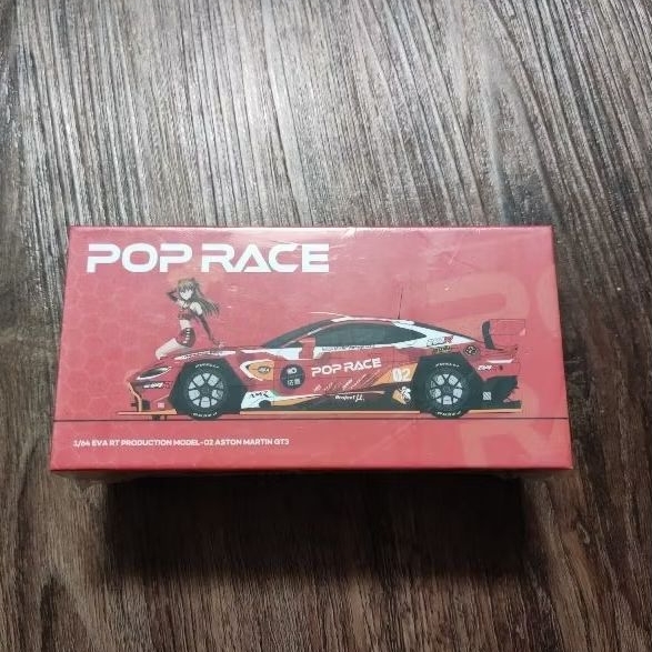 Pop Race Aston Martin GT3 Evangelion Hobby Expo China w/ Asuka Figure