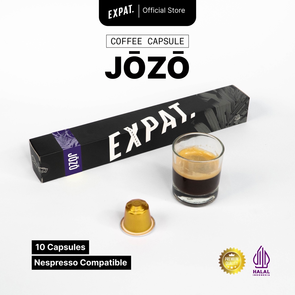 

Expat Roasters Specialty Coffee Jōzō Coffee Capsule Compatible / Jozo Kopi Kapsul - 10 Capsules