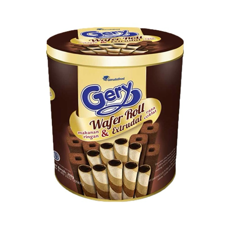 

GERY WAFER ROLL & EXTRUDAT COKLAT UK 350gr