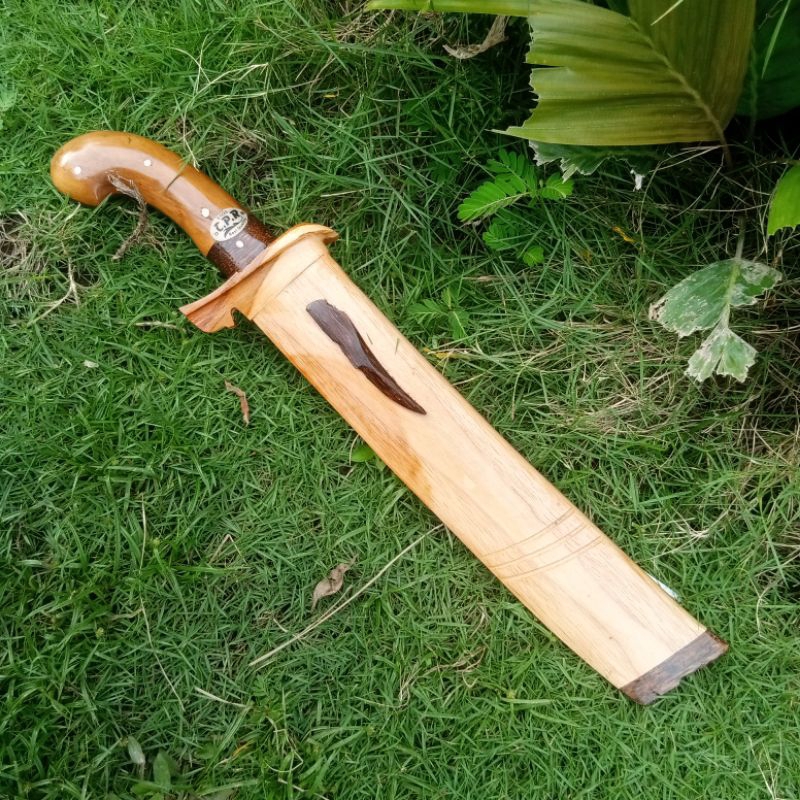 pisau kebun sarung kayu