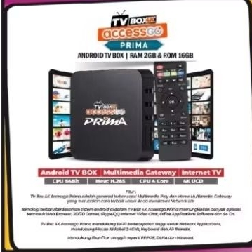 ANDROID TV BOX PRIMA ACCESSGO