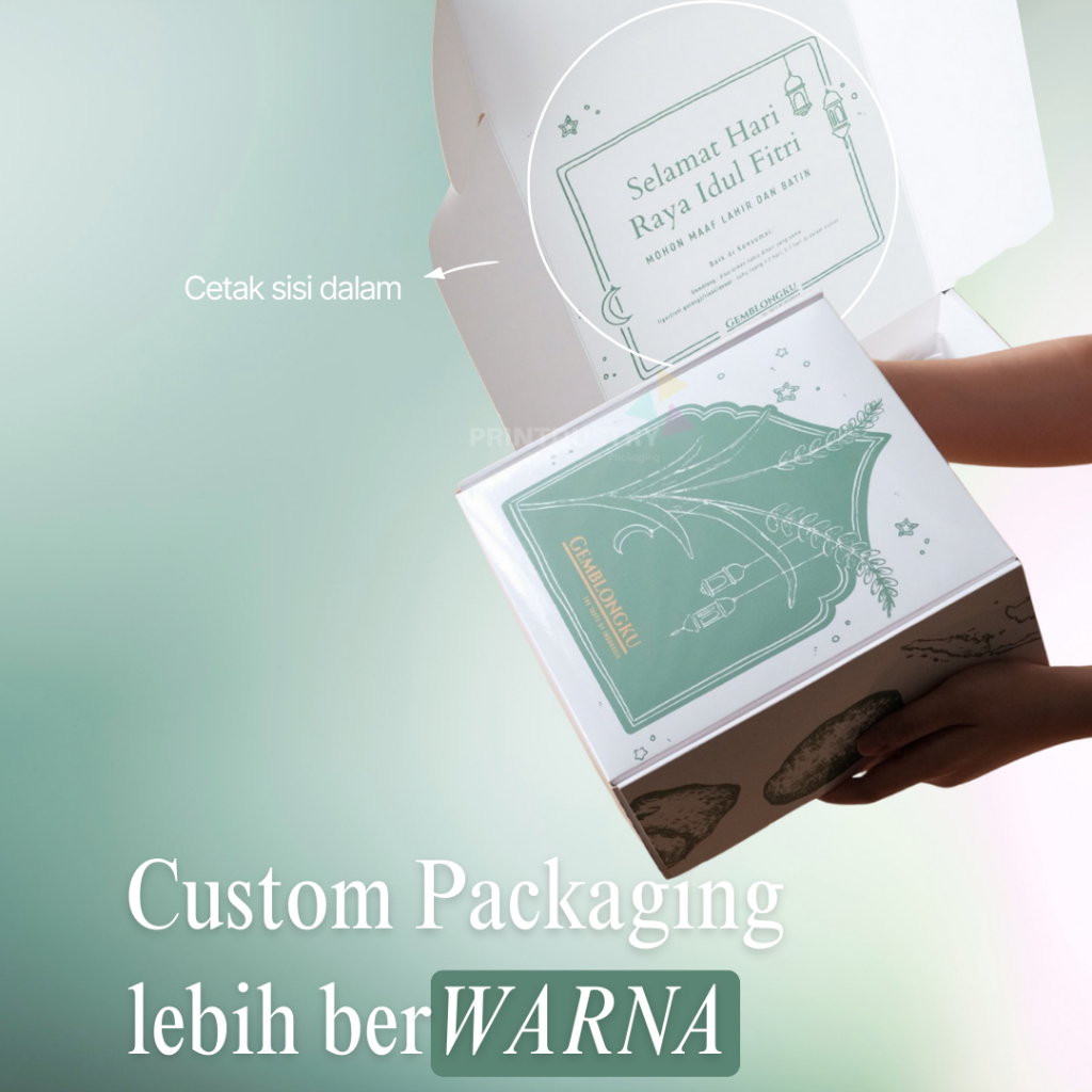 Cetak Kemasan Custom - Packaging Bolu - Packaging Kue - Box Kue - Packaging Box - Custom Print Kemas