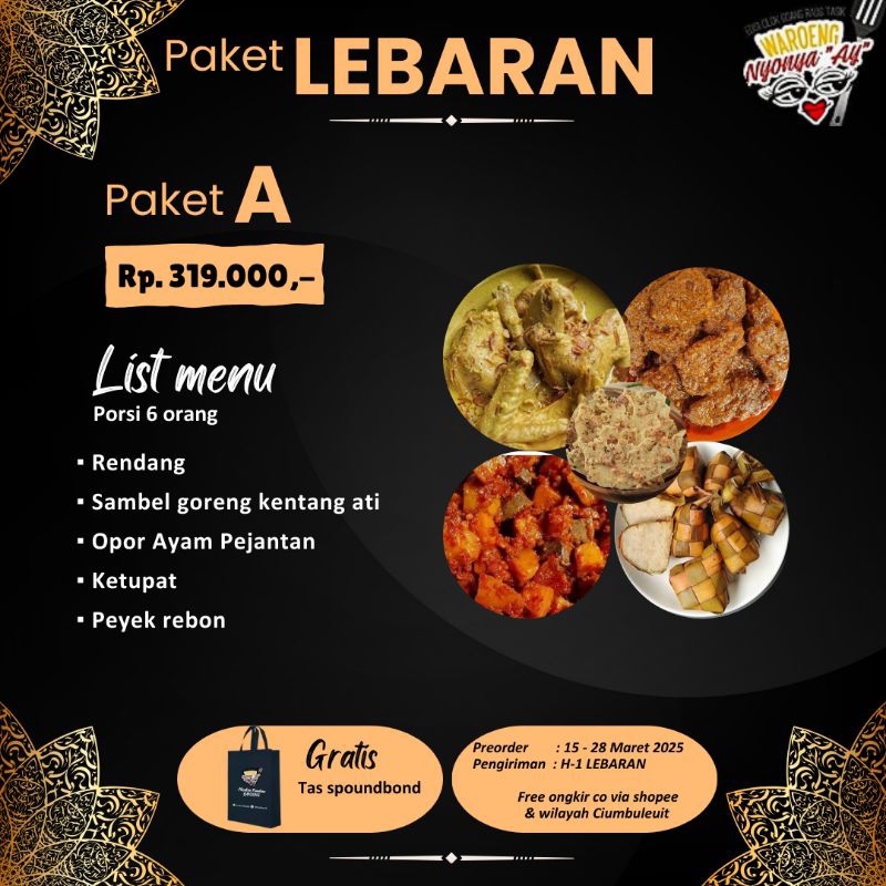 

PAKET LEBARAN Co sekarang juga!
